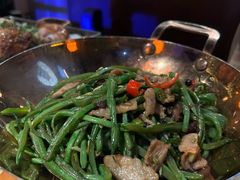 干锅扁豆丝-绿茶餐厅(同成街华联店)