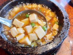 石锅鸡汤豆腐-绿茶餐厅(蓝色港湾店)