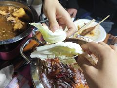 -老红桥炸灌肠牛肚锅烧烤(定福庄店)