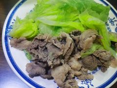 爆羊肉白菜粉丝-老爆肚满五香烧牛羊肉