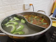 清汤沙茶双拼锅-鑫宝沙茶牛肉火锅(永泰店)