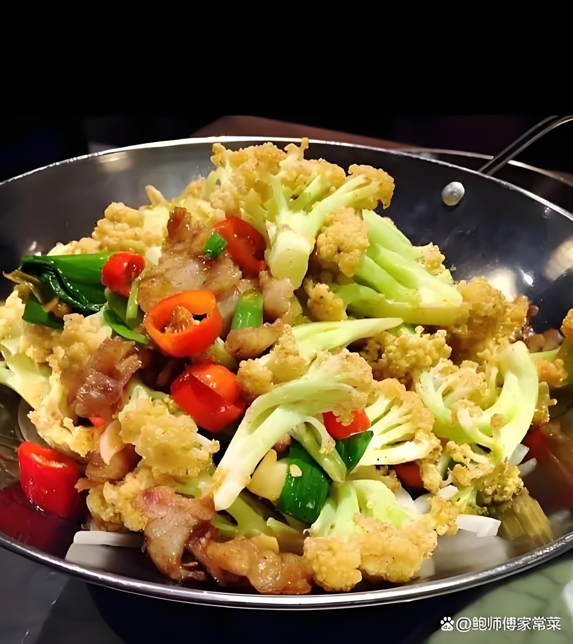 干锅花菜,简单又美味