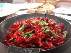 青椒干锅牛蛙-大榕树下顺德菜(融创茂店)