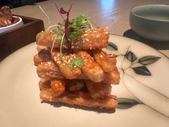 愚园莲心糖醋莲藕-南京牛首山希尔顿酒店·凝岚素食餐厅