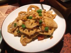 绿茶小炒藕片-绿茶餐厅(蓝色港湾店)
