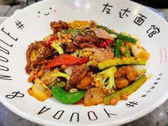 小脸大碗牛蛙干拌面-友达面馆(海珠店)