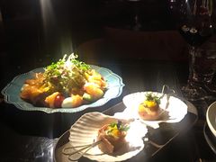 鱼籽酱雪白带子串-wann lounge 低温慢煮牛排·清吧
