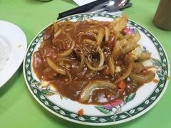 洋葱（沙爹）猪扒-胜利茶餐室