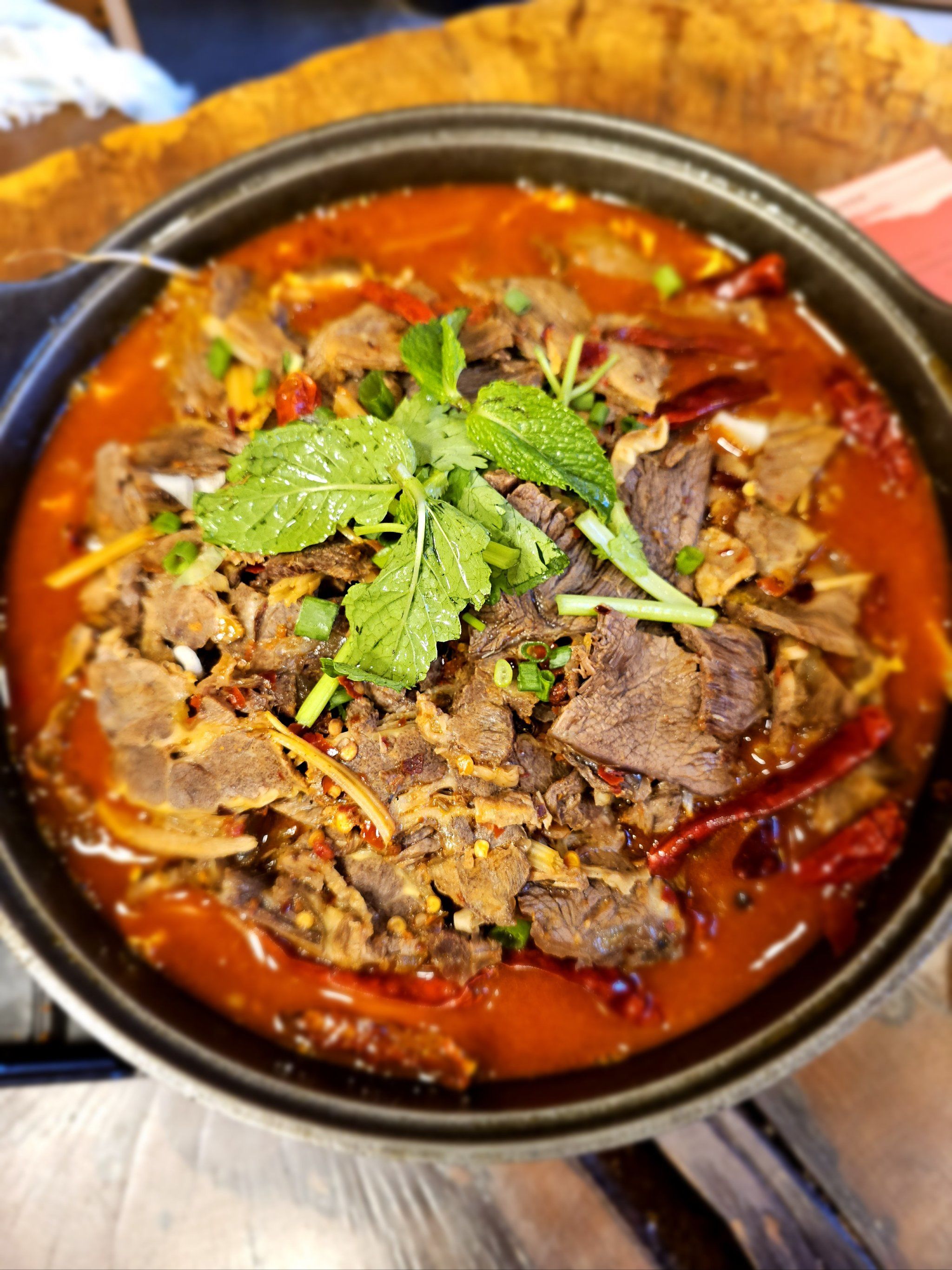 牛肉锅大饱口福