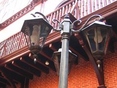 复古的街灯-上海浦江饭店