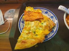 双蛋葱油蛋饼➕里脊肉-老客满蛋饼(双塔市集店)