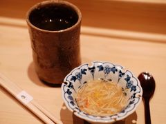 松叶蟹羹配柚子-鮨然(然寿司钱粮胡同店)