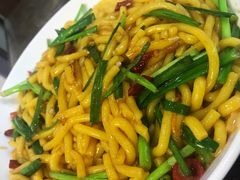 韭菜炒叉子-锋味海鲜菜馆