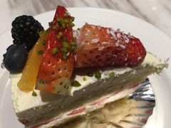 椰子草莓蛋糕-麦田工坊(月湖店)