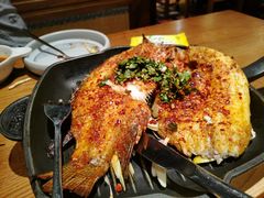 香茅草烤罗非鱼-云海肴·汽锅鸡·云南菜(天山百盛优客店)