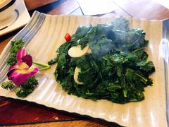 独蒜炒野芥兰-紫滇源云南生态菜(丹凤街店)