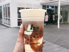 冰激淋红茶+波霸+奶霜-1点点(银座和谐广场店)
