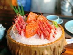 三文鱼甜虾刺身-山葵家·创意料理(临平银泰城店)