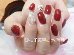 手部美甲-柚子•猫美睫美甲