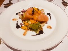 米其林52度低温三文鱼配芒果酱-张爱施法式西餐厅(汉街店)