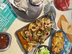 -蚝堡·生蚝海鲜烧烤物种起源•海肠捞饭(刘公岛店)