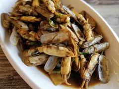 葱姜炒蛏子-东河市场