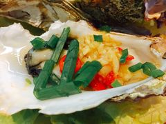 刺身生蚝-路边摊小炉子烧烤