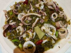 酸菜炒鱿鱼-温岭人家(红花北路店)