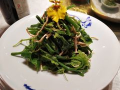 凉拌丝瓜尖-大碗居·烤鸭·鱼头泡饼(天坛东门店)