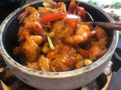 石锅焗九节虾-广州富力君悦大酒店空中花园