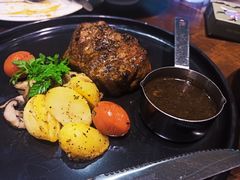 香煎西冷.时令蔬菜及黑椒汁-芭莉与彩虹西餐厅(成都合生汇店)