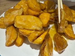 拔丝地瓜-天添纸包鸡家常菜