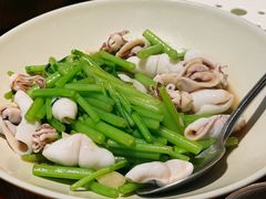 茼蒿烧海兔-KŌNG胶东小馆(华熙店)