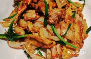 Crab and Rice Cake Stir-fry