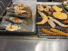 芥籽烤青虾-坛子李地摊烤肉(罗斯福店)