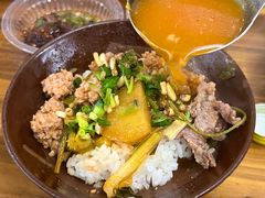 肉沫-笔记安顺夺夺粉火锅