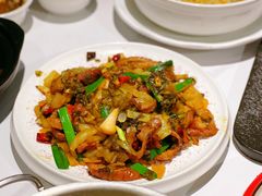 咸菜炒大肠头-钱山海鲜大排档