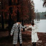 秋意红杉林婚纱照🍂如痴如画，美得动魄惊心！