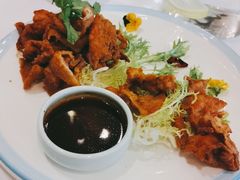 青岛老炸肉-开海·红岛海鲜虾水饺(石老人店)