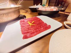现切牛板腱雪花黑猪肉-揽季锅物会.福建黄鱼.海鲜姿造(五四路店)