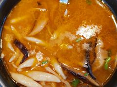 蘑菇汤莜面鱼鱼-西贝莜面村(上海百联西郊店)