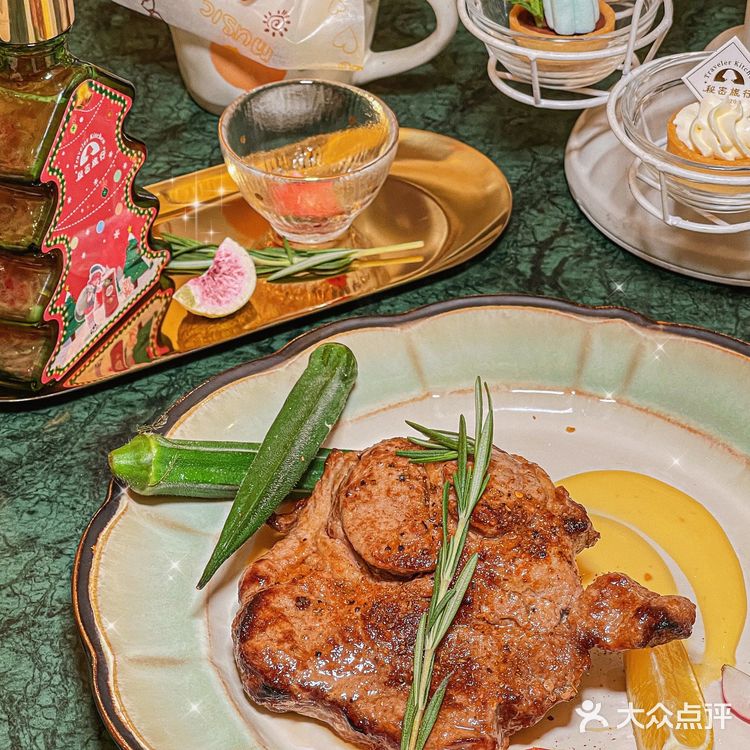 复古浪漫💗必打卡法式洛可可圣诞主题餐厅