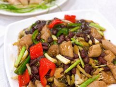 酸菜腰豆煮大肠-珠江大饭店