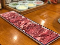 功夫手切鲜牛肉-乐宴·老北京铜火锅(桂庙店)