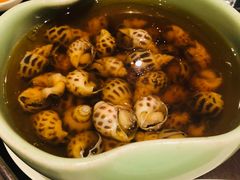 古越陈酿煮花螺-杭州西子湖四季酒店·金沙厅