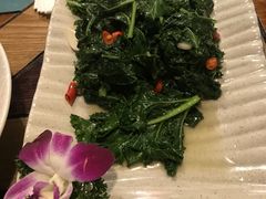 独蒜炒野芥兰-紫滇源云南生态菜(丹凤街店)