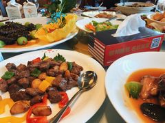 彩椒巴东牛仔粒-万宝海鲜舫(劳动公园店)