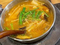 蔬菜豆腐汤-万福炭火烤肉日本料理(新街口店)