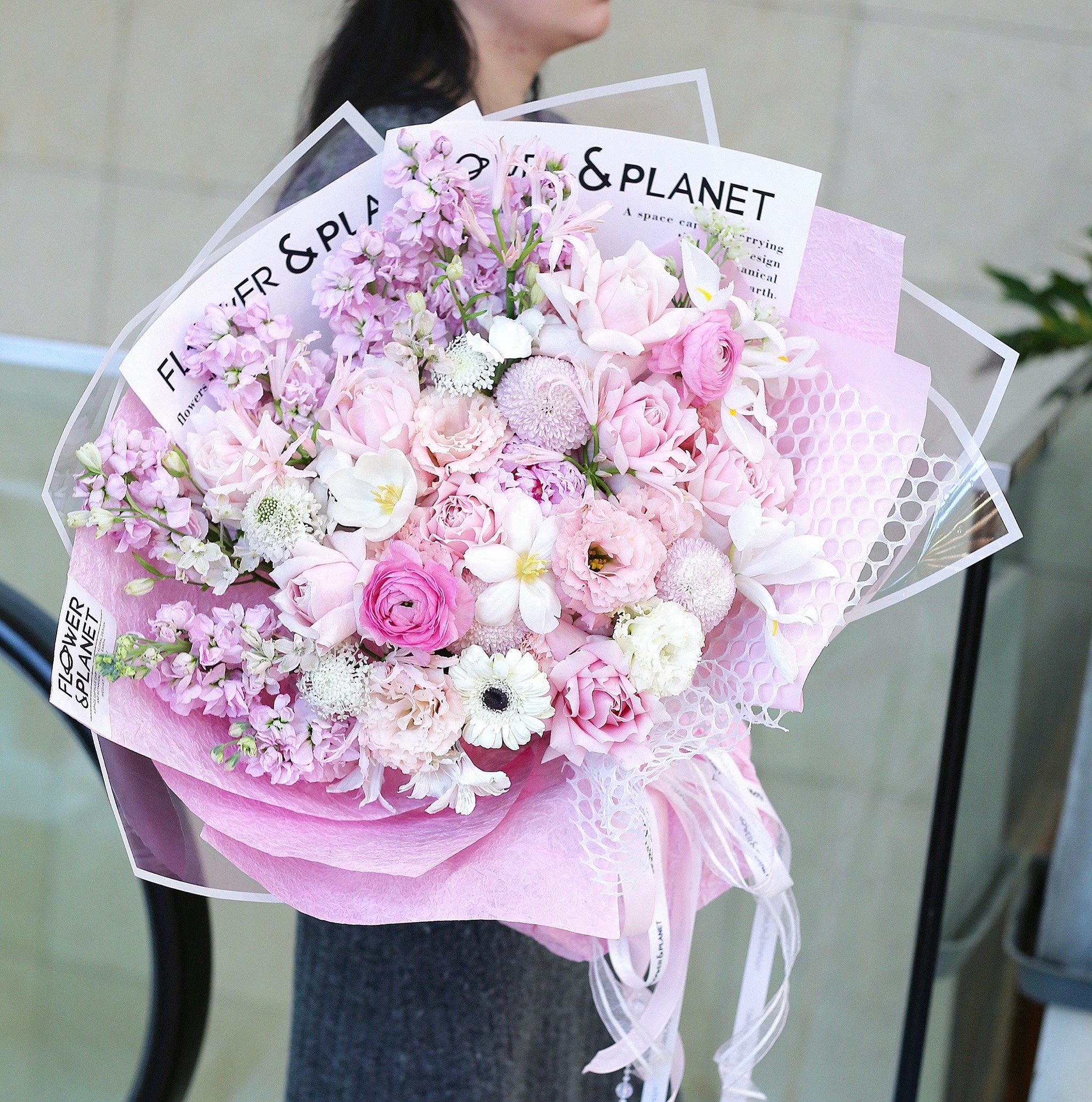 实拍 客定花束～美丽优雅