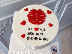 ins手绘蛋糕-兔子妃私人定制蛋糕(城南花苑南区店)